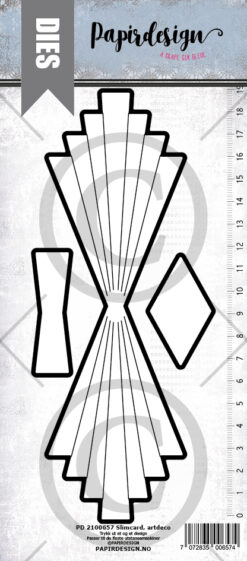 Slimcard Art Deco die
