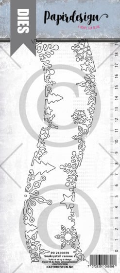 Slimcard Snøkrystall die