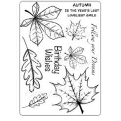 Autumn Leaves A6 stamp set