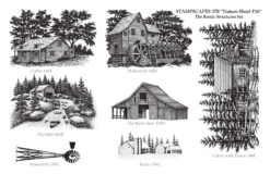 Nature Sheet 16, The Rustic Structures Set