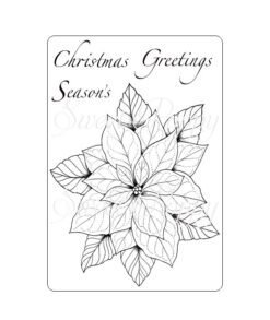 Poinsettia stamp