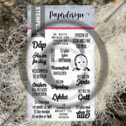 Babylykke stempelplate