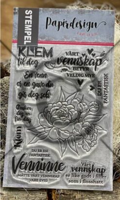 Peonhilsen stempelplate