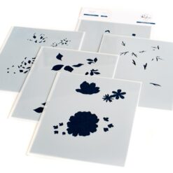 Dreamy Florals layering stencils 5 pk