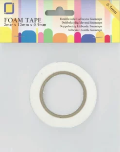 Foam Tape 12mm, 0,5mm tykk