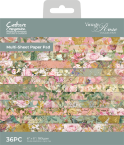 Vintage Rose 6 x 6" paper pad