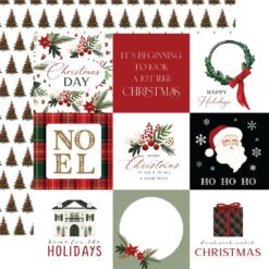 A Wonderful Christmas 4x4" Journaling Cards