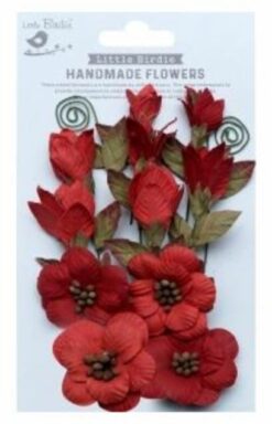 Denny Paper Flowers - Scarlet Blend