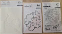 PAKKE: Butterfly Garden die, stempler og stensiler