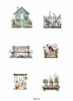 Reprint - Garden klippeark A4 (KP0113)