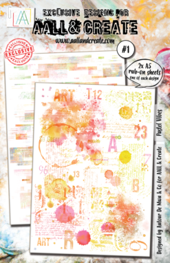 Rub-Ons A5 Pastel Vibes