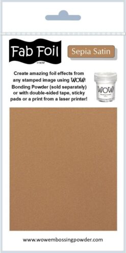 WOW! Fab Foil - Satin Sepia