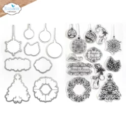 December Romance Stamp and Die Set set CSD368