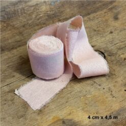 Bomullsbånd Støvet Rosa