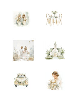 Reprint - Marry Me klippeark 1 A4 (KP0131)