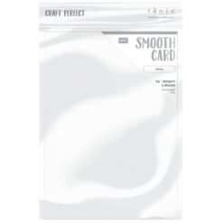 Cardstock A4, 5/Pkg White Smooth