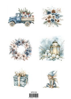 Reprint - Winter Vibes 2 klippeark A4 (KP0130)