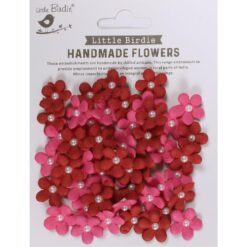 Janice Poppies and Roses blomster, 50/Pk
