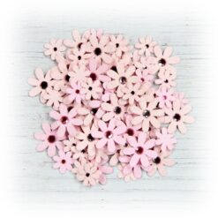 Sparkle Florettes Pearl Pink blomster, 80/Pk