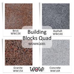 WOW! Building Blocks Quad by Seth Apter embossing WOWKQ001
