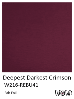 WOW! Fab Foil - Deepest, Darkest Crimson