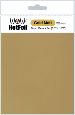 WOW! HOT Foil - Gold Matt