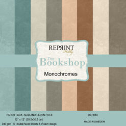 Reprint - The Bookshop Monochromes - 12x12