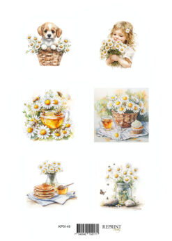 Reprint - Summer klippeark 2 A4 (KP0149)