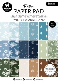 Winter Wonderland A5 Christmas Pattern Paper Pad