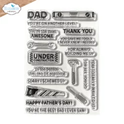 Best Dad Sentiments stamp set CS424
