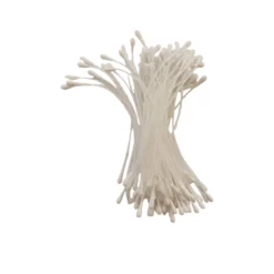 Stamens 8cm White (100pcs)