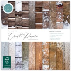 Essential Craft Papers 6x6 Inch Paper Pad Frosted Wood