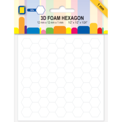 Limputer Hexagon 12x12mm, 1mm tykk