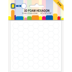 Limputer Hexagon 12x12mm, 2mm tykk