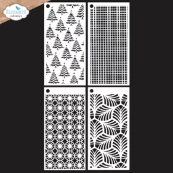 Journal Stencils 9, 4 pk. S058