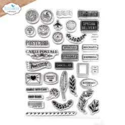 Postcard Parts stamp set CS429