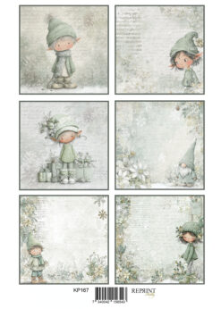 Reprint - Elf Tags klippeark A4 (KP0167)