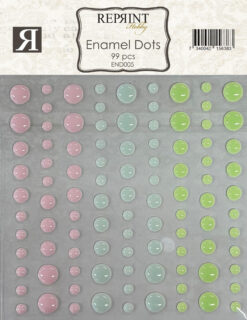 Happiness enamel dots