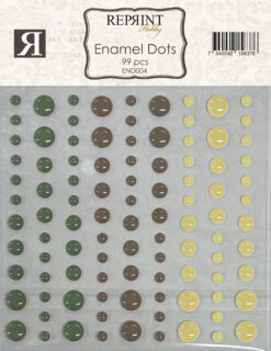 Home for Christmas enamel dots