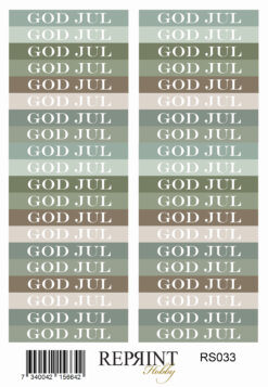 Home for Christmas klistremerker