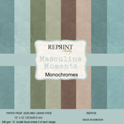 Reprint - Masculine Moments Monochromes - 12x12