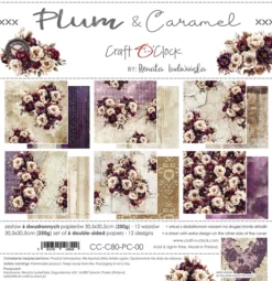 Plum & Caramel 12x12 Inch Paper Set