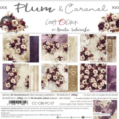 Plum & Caramel 8x8 Inch Paper Set