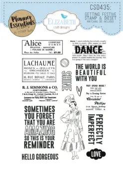 Getting Festive Stamp and Die Set CSD435