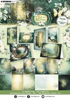 Quiet Morning Designer Paper Pad Cards & Backgrounds