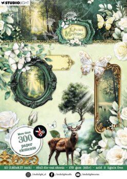 Quiet Morning Die-cut paper Pad Embellishments