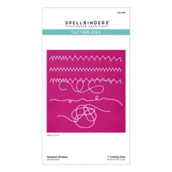 Beautifully Imperfect Etched Dies Tangled Threads