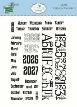 Calendar Elements stamp set CS446