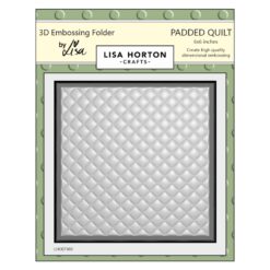 Padded Quilt Embossingfolder 6x6"