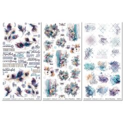 Plume & Petal Essentials Rub-onTransfer set 6x12